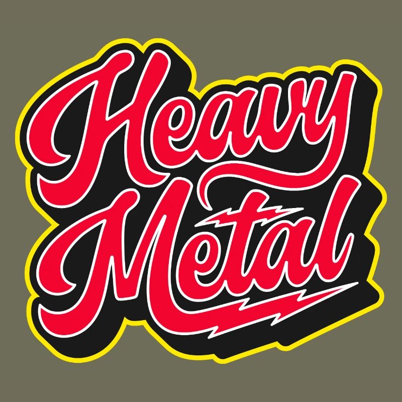 Heavy Metal Bold 3D Script