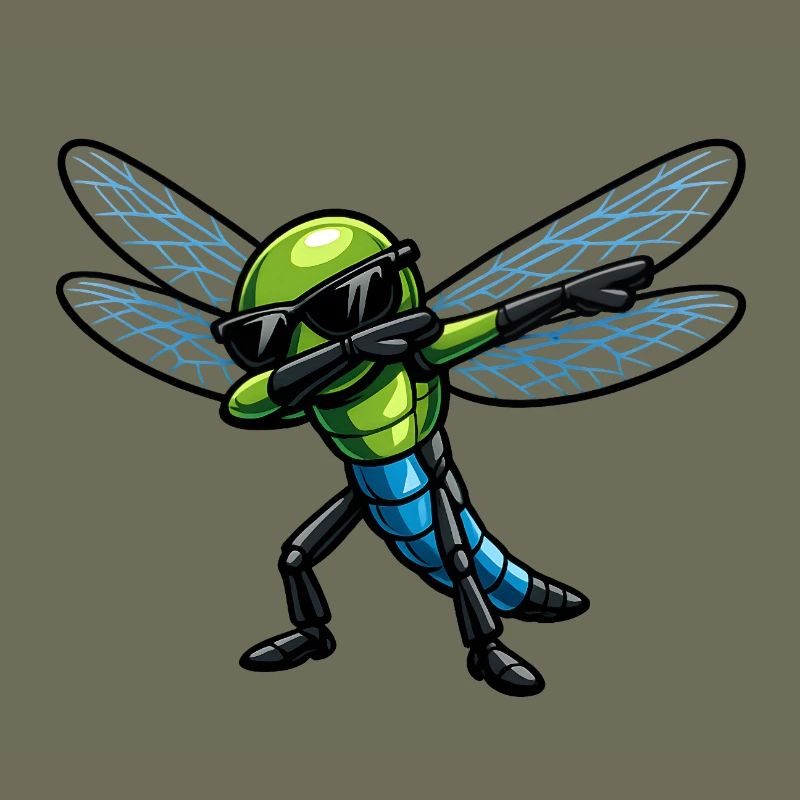 Dabbing Libelle