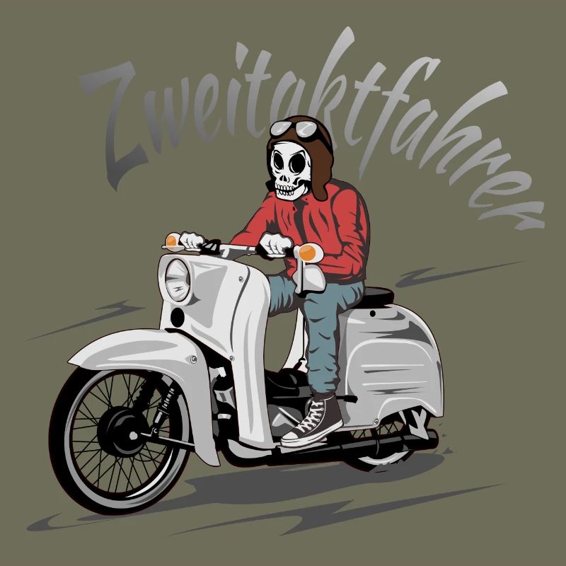 Simson Schwalbe Zweitaktfahrer