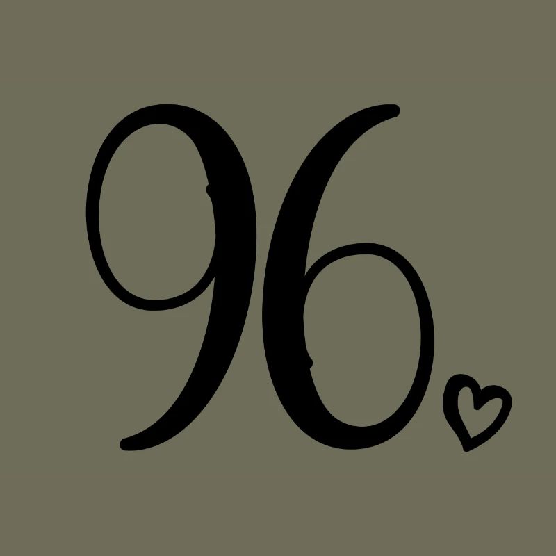 Mignon numéro 96, 96 ans, cadeau de 96e anniversaire