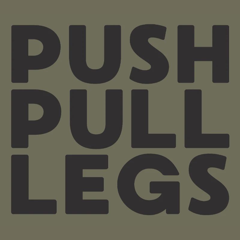 Push Pull Beine Repeat Trainingssplit