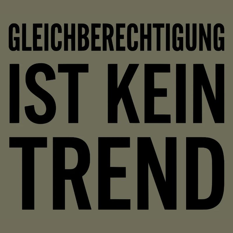 Equality is not a trend statement