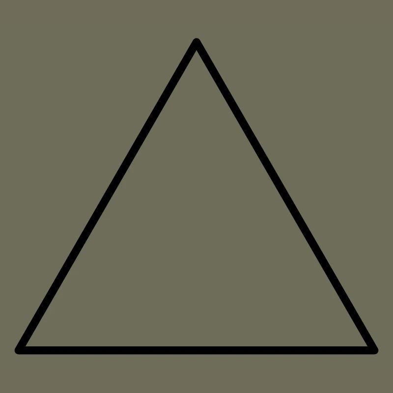Triangle symbolique équilatéral