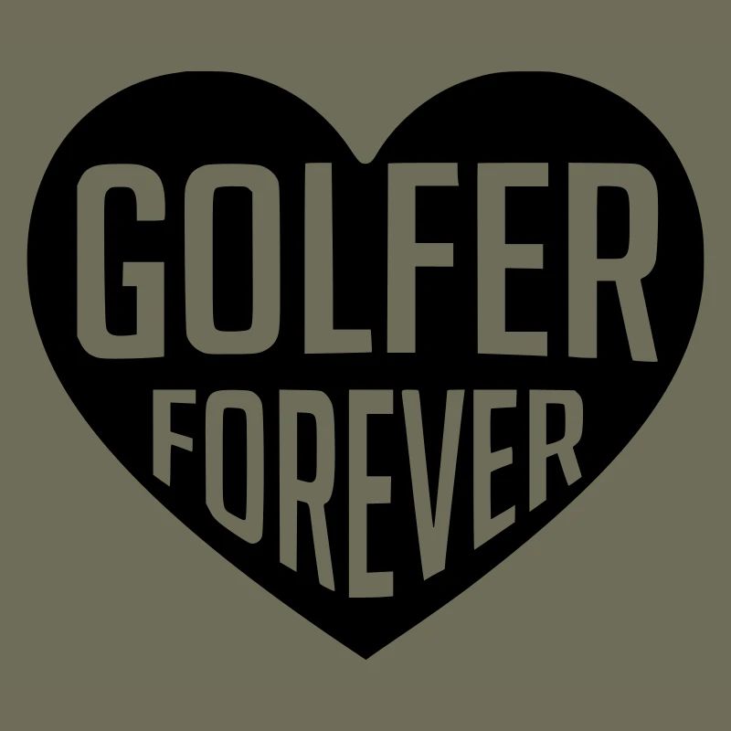 Golf - Golfer Forever Herz