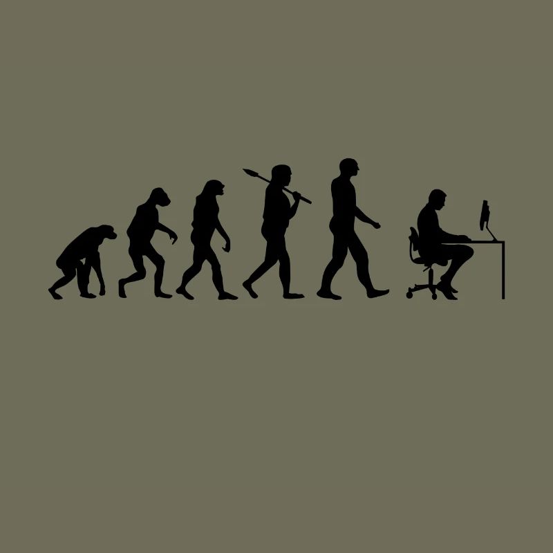 Programmierer T-Shirt · Evolution · Informatik