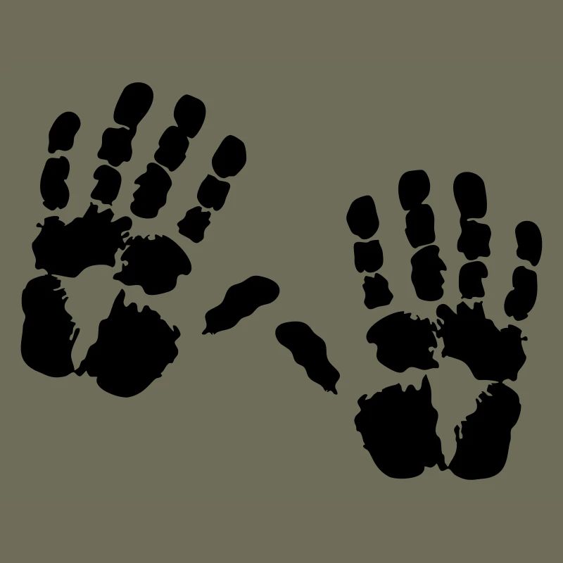Handabdruck Hand