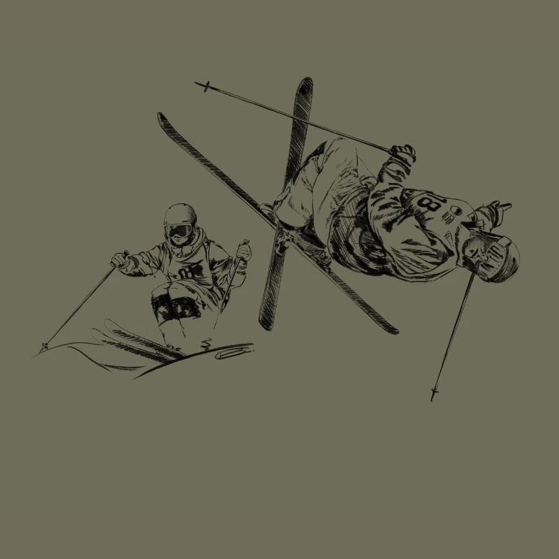 mogul skiing