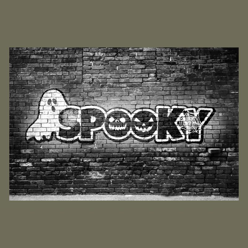 Spooky Halloween Comic Style Graffiti Lettering