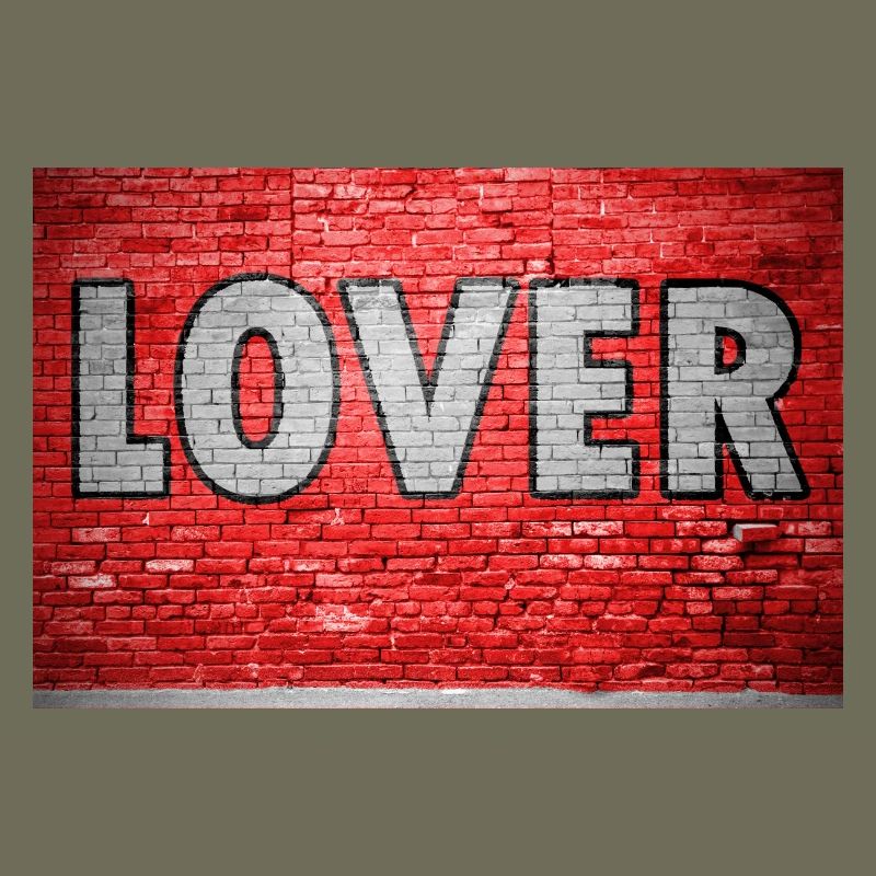 Lover Brick Wall Graffiti