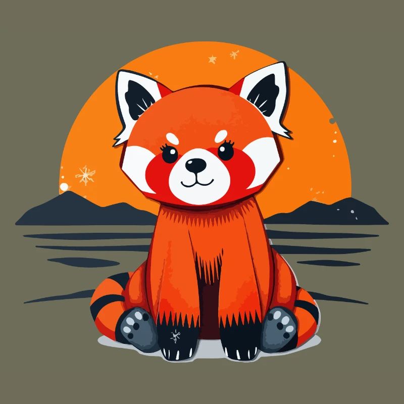 Charmanter Roter Panda