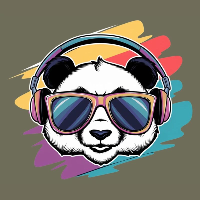 Coole Panda-Vibes