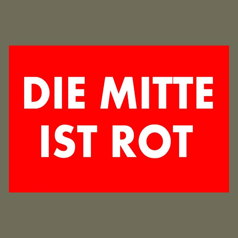 die mitte ist rot