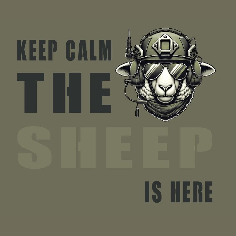 Schaf – Keep Calm Design