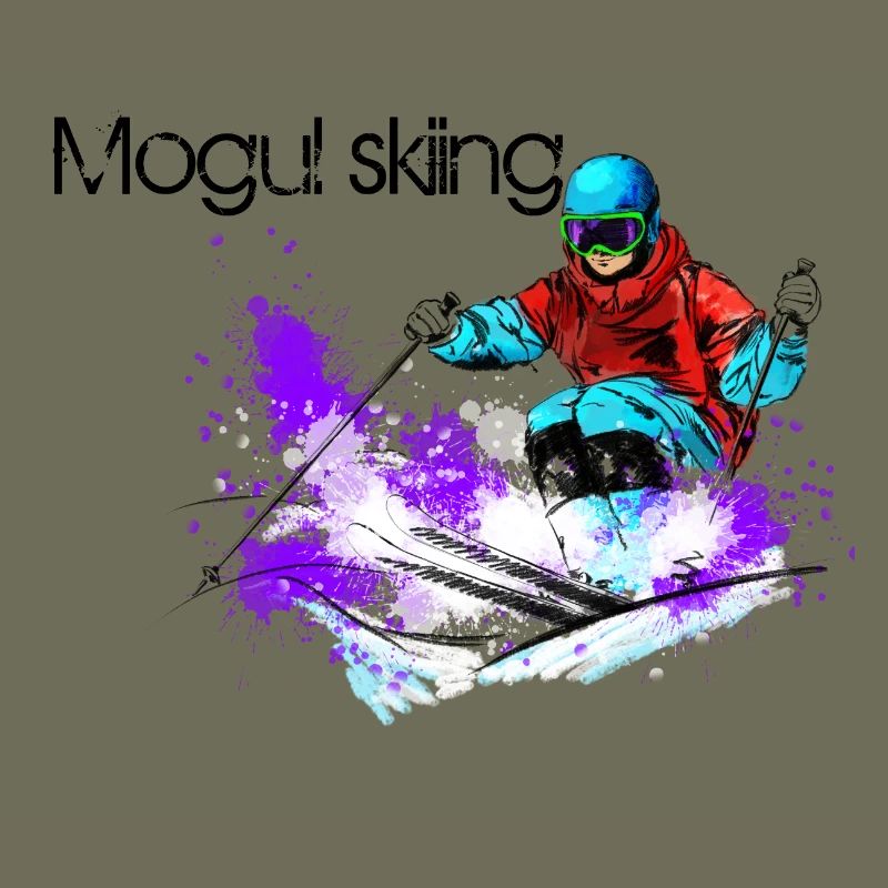 Mogul skiing