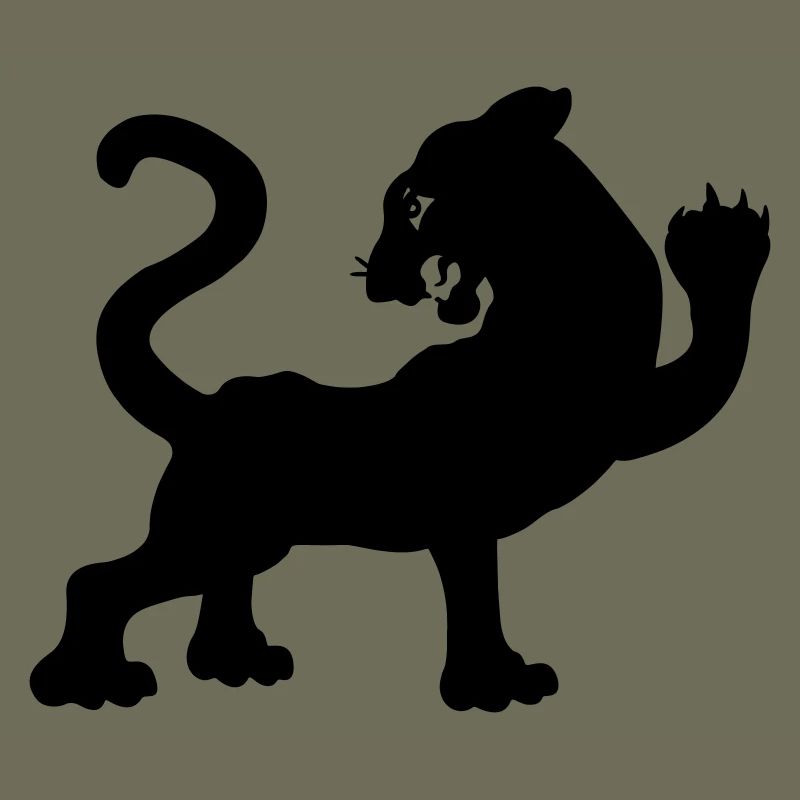 Tiger Schattenfigur