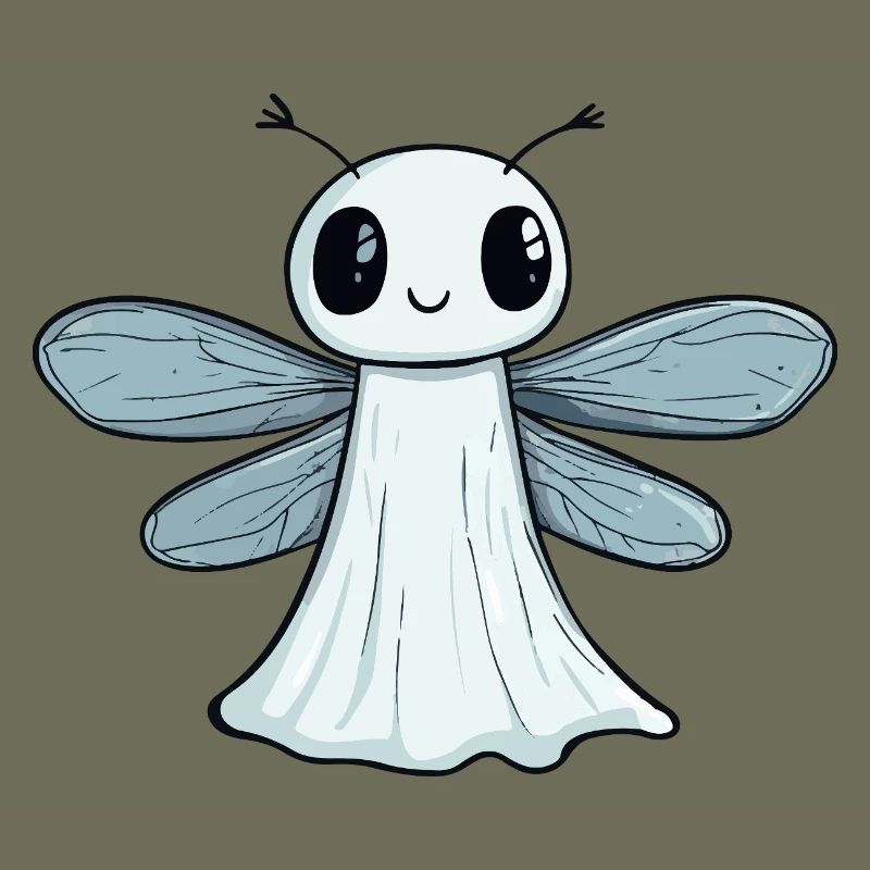 Libelle Halloween Geist