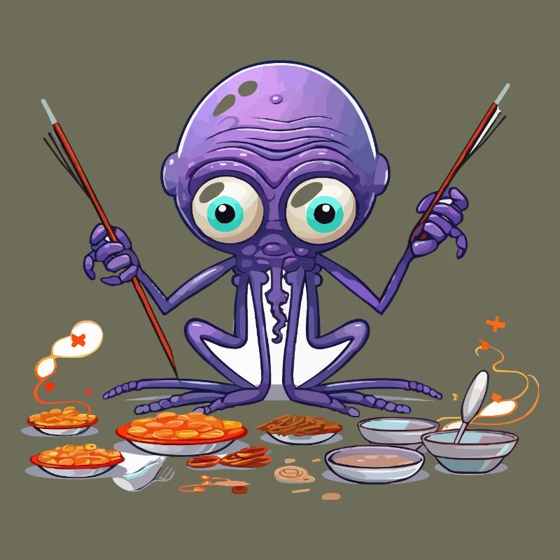 The Algae Octopus Chef