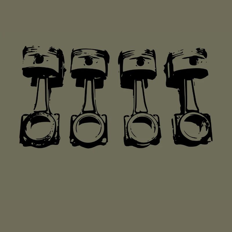 Connecting rod piston 4 cylinders