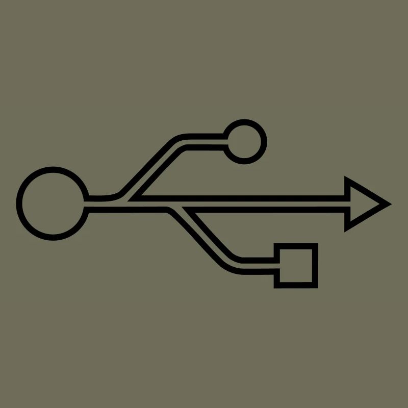 USB outline