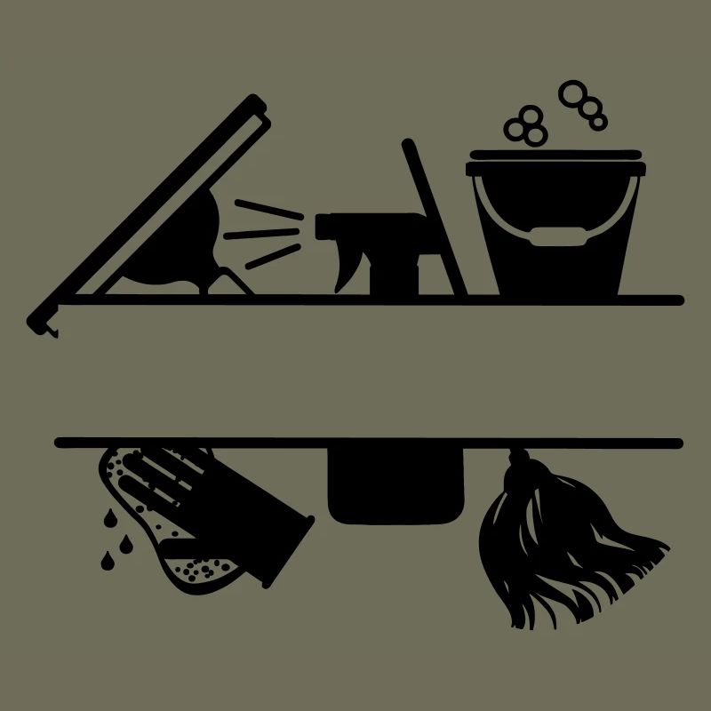 Cleaning tool logo transparent