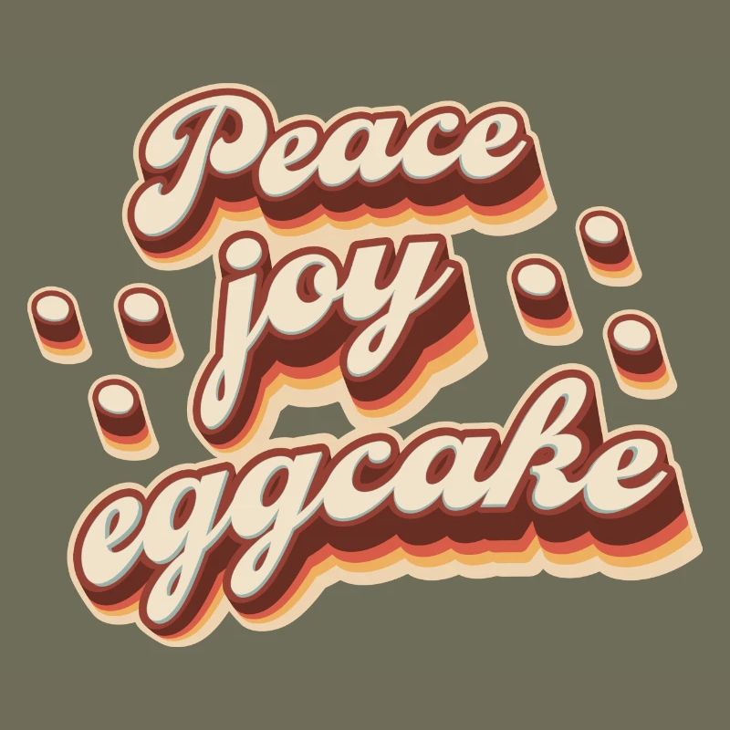 Peace Joy Eggcake