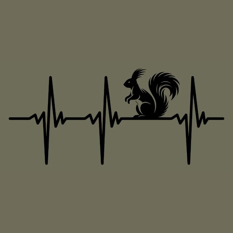 Heartbeat for funny squirrels