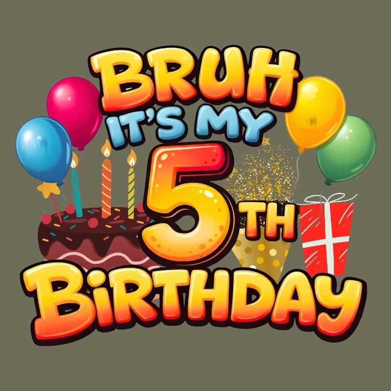 5. Geburtstag Hemd 5. Geburtstag Hemd Mädchen Boy Bir