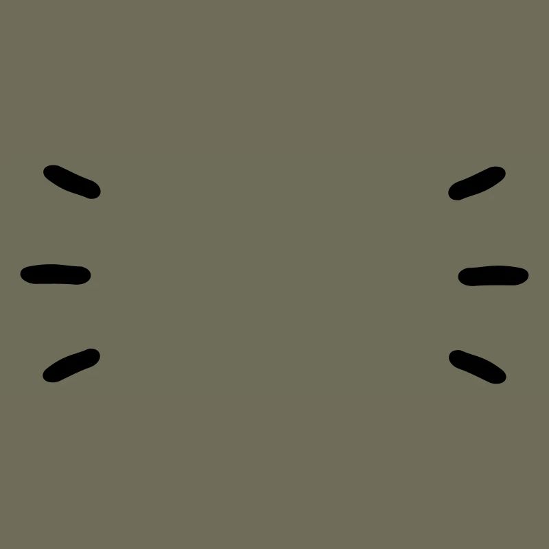 Rays strokes whiskers template clip art