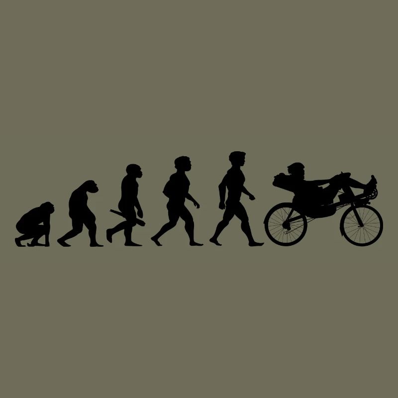 Evolution couché vélo couché cyclisme vélo
