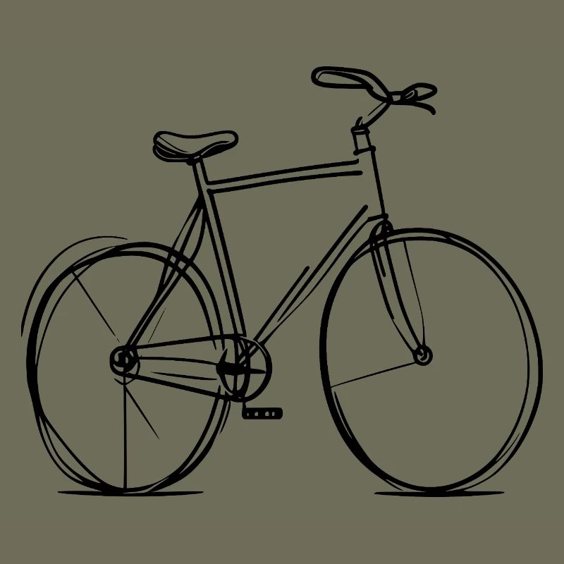 Bicycle Line Drawing