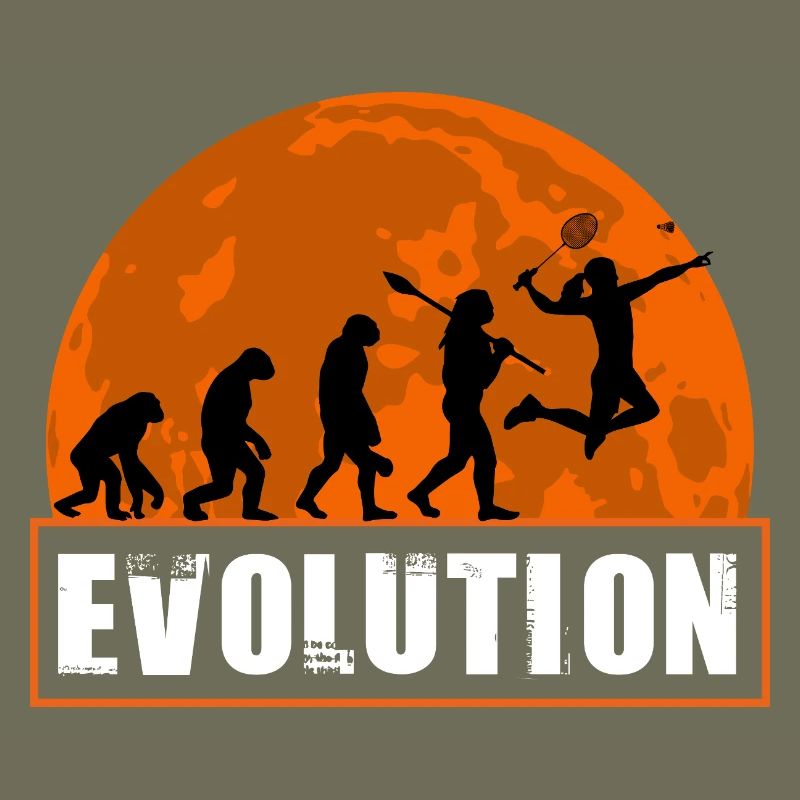 Badminton Evolution Player Smash Schläger Sportkunst