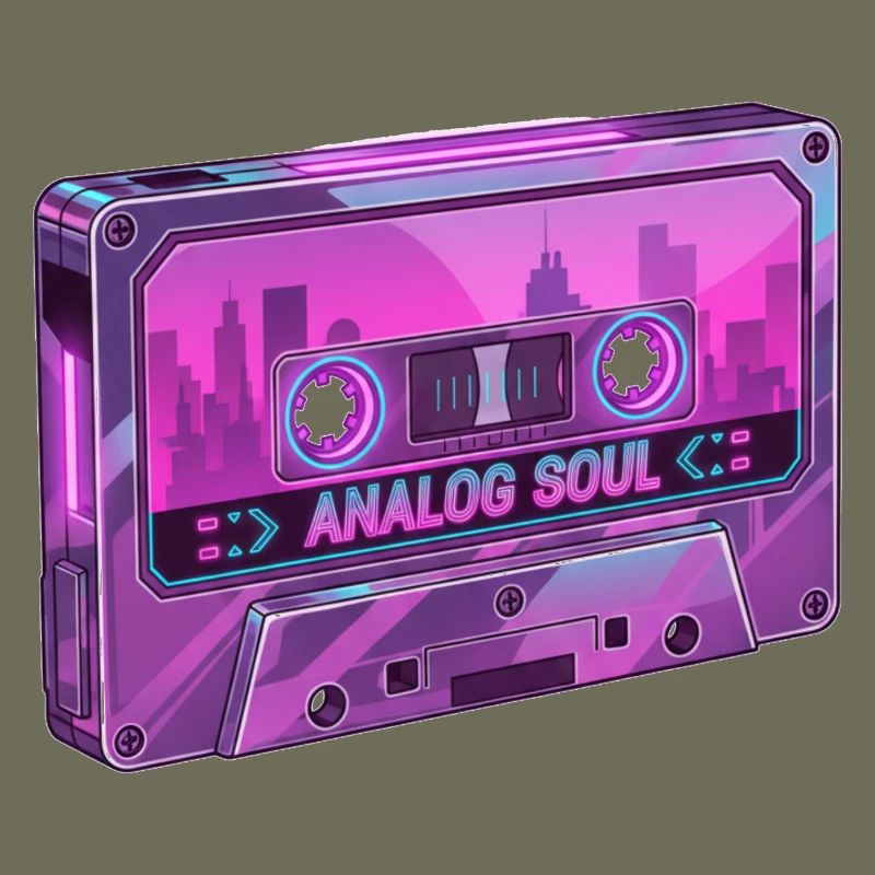 Retro Analog Soul Chrome Cassette Synthwave
