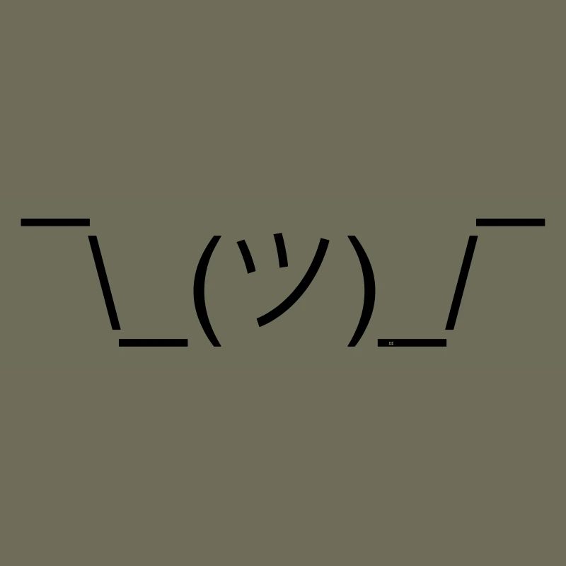 Shruggie Emojicon Design. Gift. gift idea