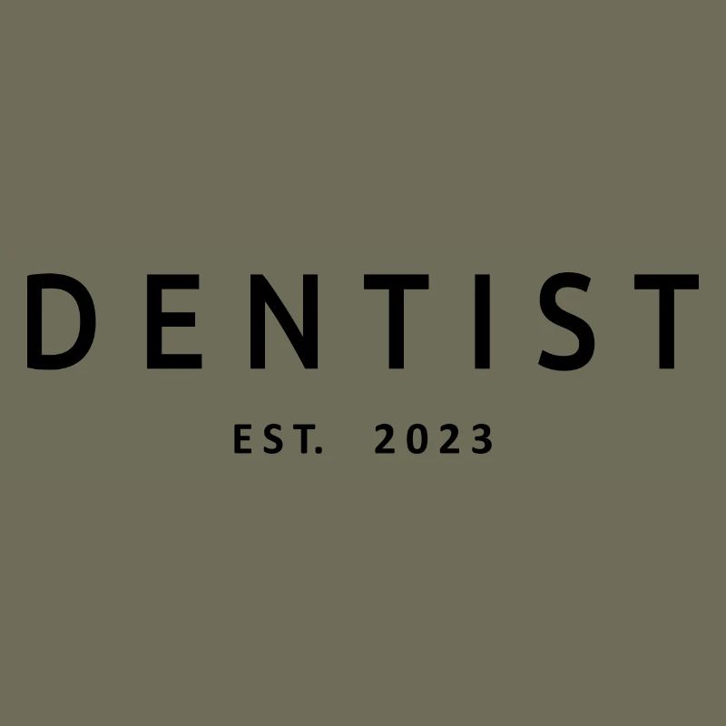 Dentist Est. 2023 Graduation Dentistry Student
