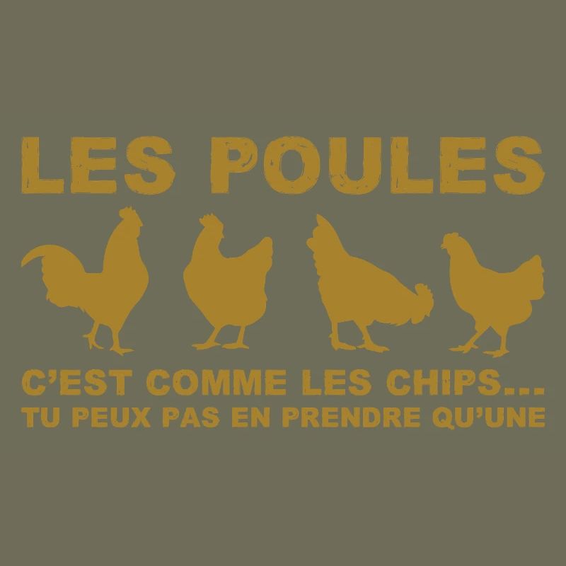 les poules c'est comme les chips
