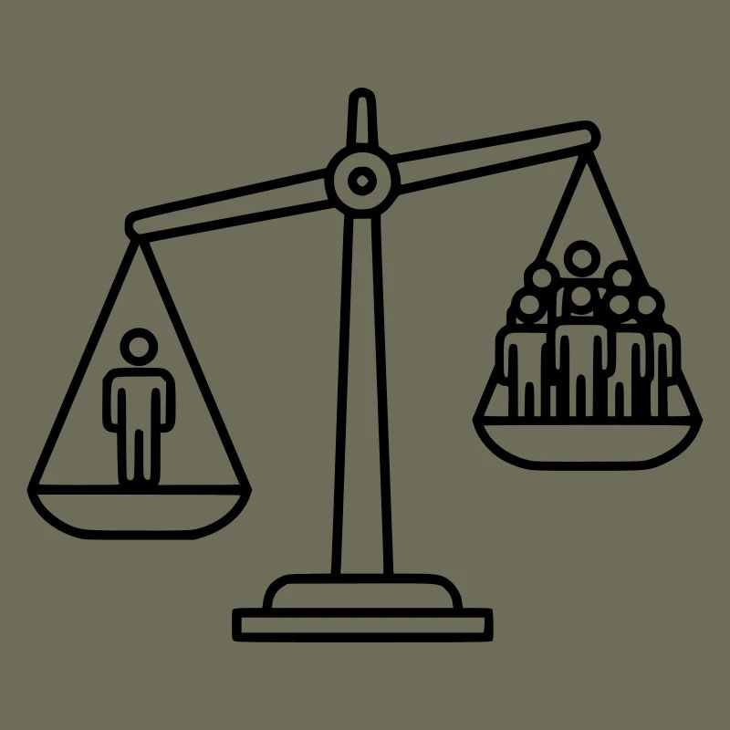 Libra Justice Concept