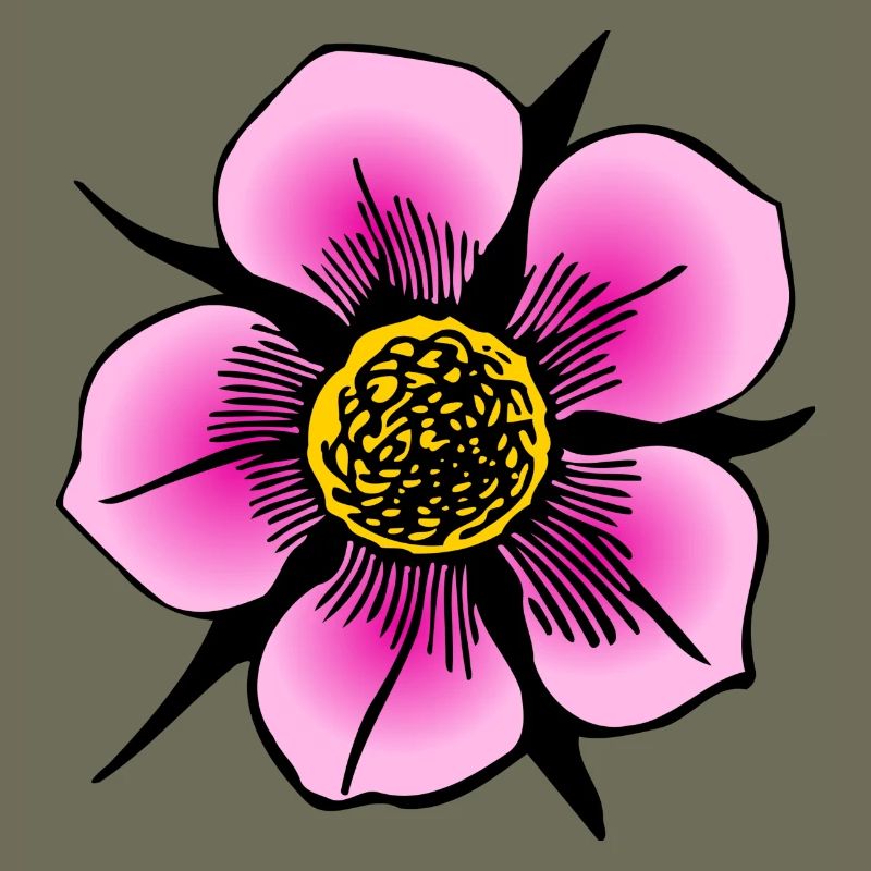 Motif Belle fleur comme idée cadeau
