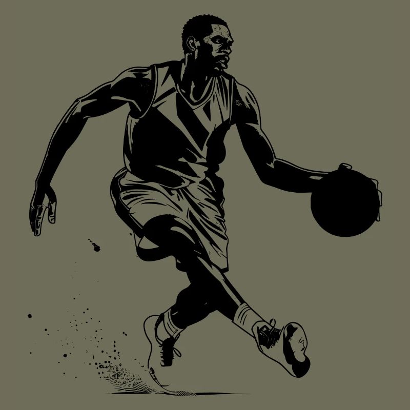 Basketball Player Drawing
