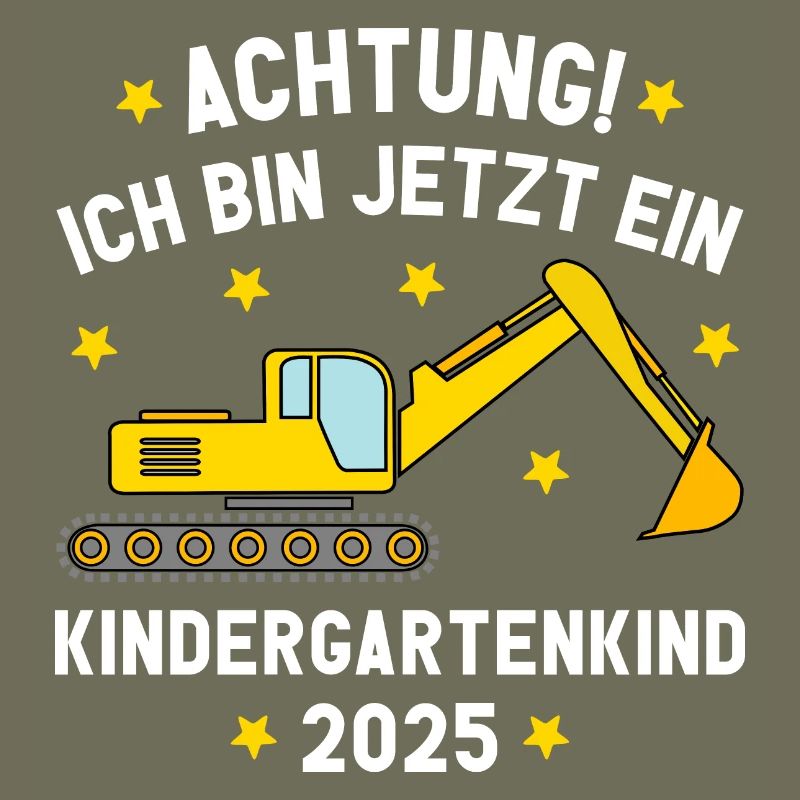 Ich bin jetzt ein Kindergartenkind 2025 Bagger