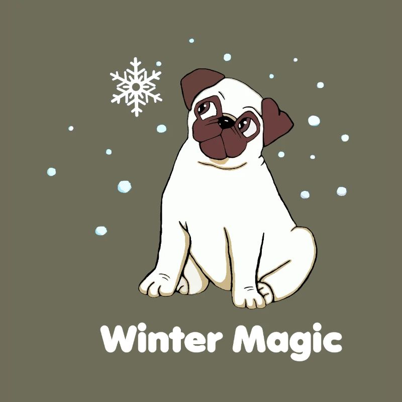 Winter Magic Pug