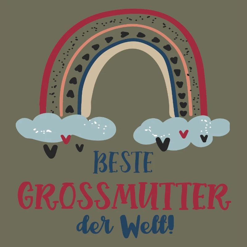 Beste Grossmutter Regenbogen Grossmama Oma Omi