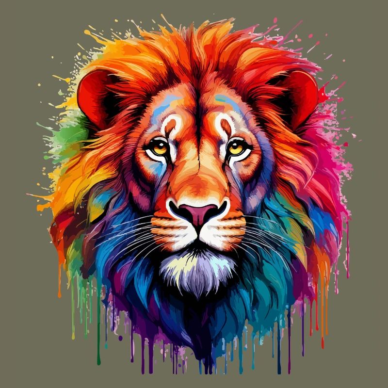 Regenbogenlöwe Kunstspritzer
