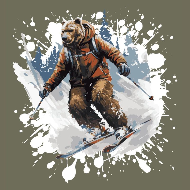 Bear Ski Skiing