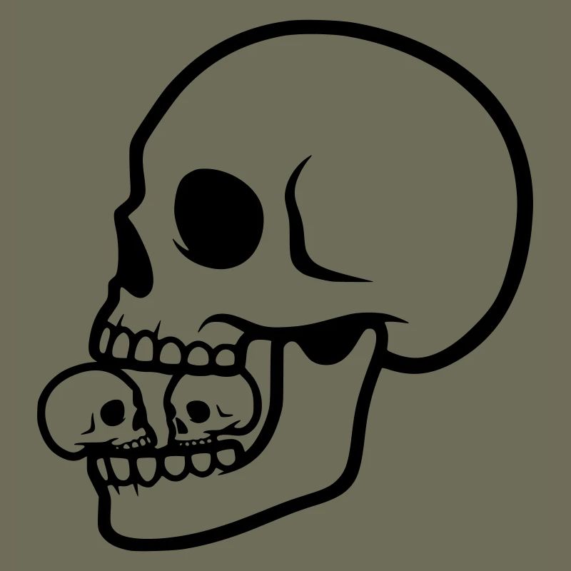 Makaberer Totenkopf | Horror Design