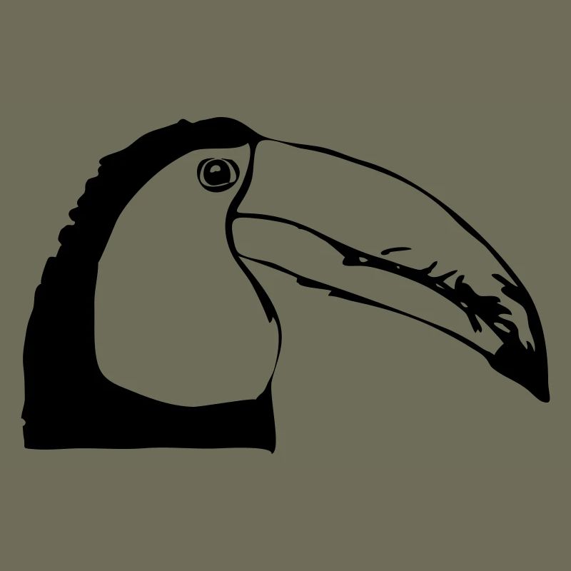 Toucan de profil