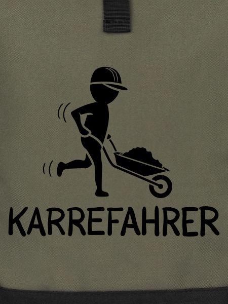 Bauarbeiter mit Schubkarre – KARREFAHRER