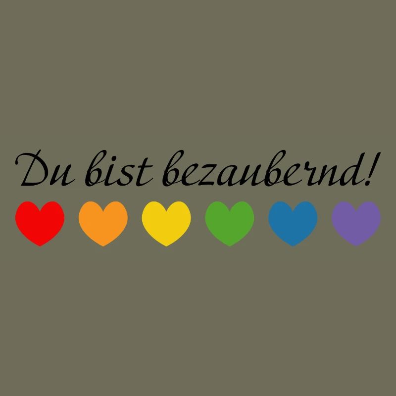 Regenbogenherzchen du bist bezaubernd
