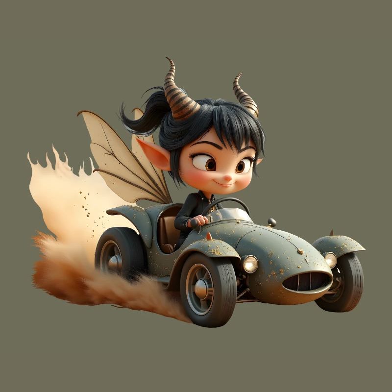 Gobelin d’aventure dans un wagon de sable