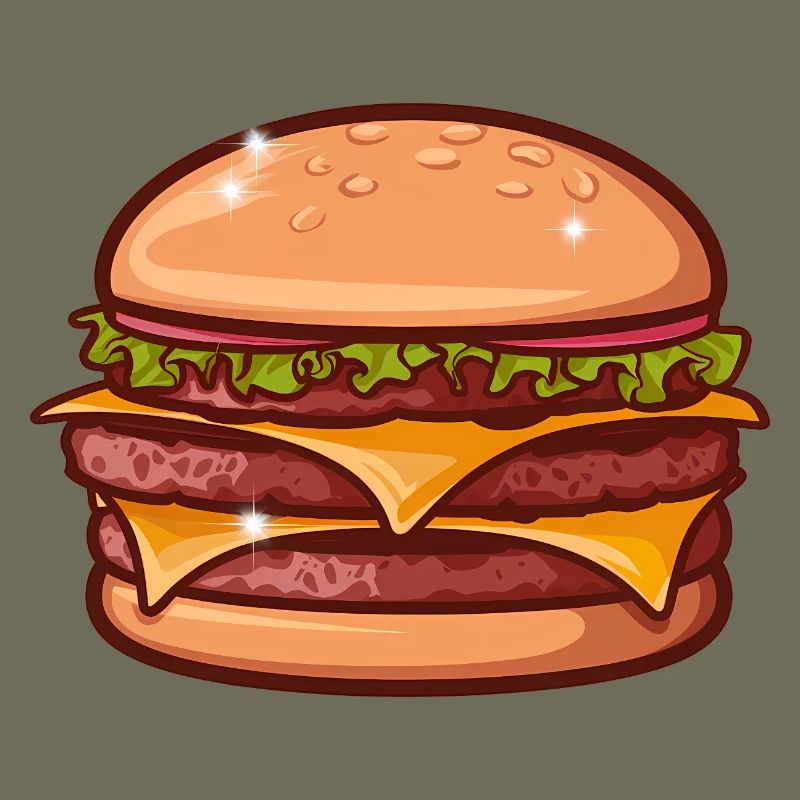 Saftiger Cheeseburger