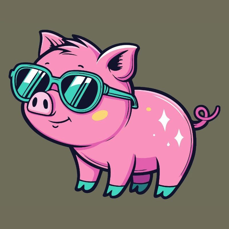 Cute Chic Pig Sunglasses